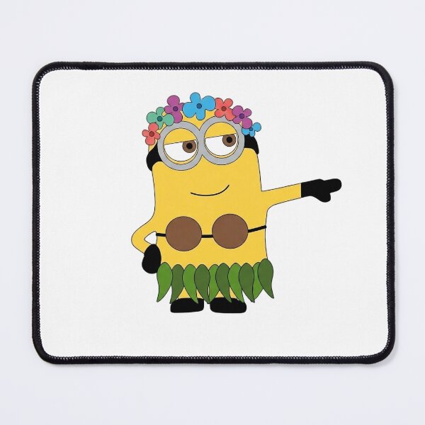 Item preview, Minion dressed as a hula dancer designed and sold by LuloCreative.