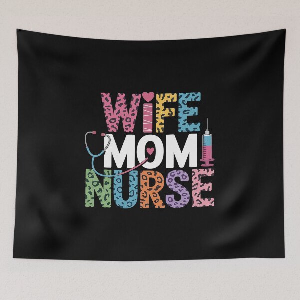 Item preview, Wife Mom Nurse Womens RN LPN Mothers Day For Nurses designed and sold by SIGORDESIGN.