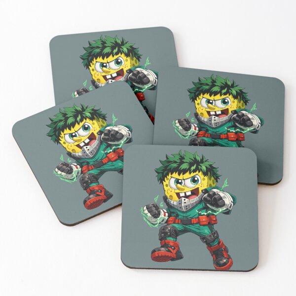 Item preview, One For All Sponge Hero – Anime Parody Cartoon Art designed and sold by JMVasquez.