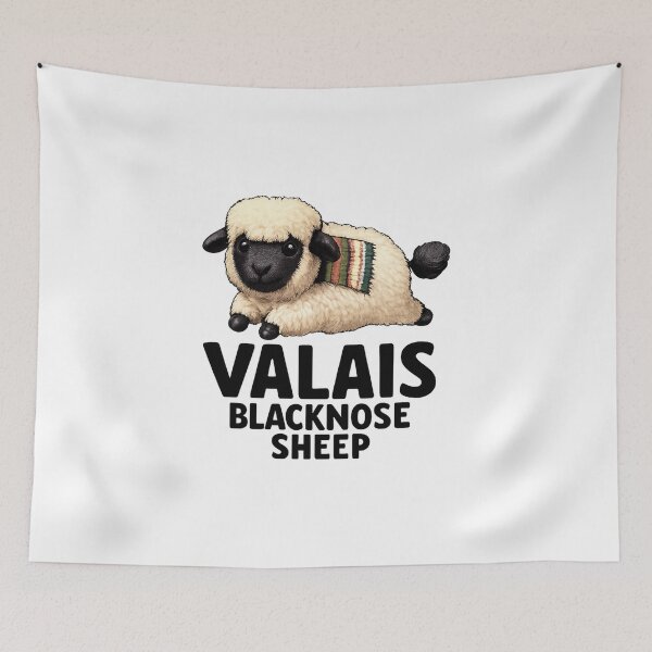 Item preview, Valais Black Nose Sheep a Valais Black Nose Sheep a Valais Black Nose Sheep designed and sold by devonclemon.