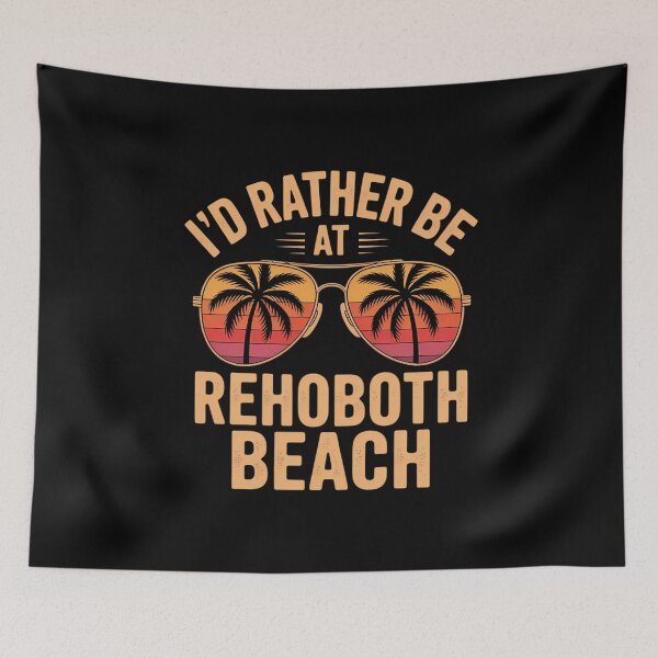 Item preview, I'd Rather Be At Rehoboth Beach, Delaware designed and sold by VENOM0RIOT.