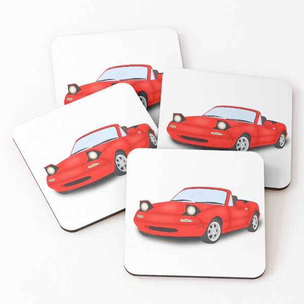 Item preview, Red MK1 Mazda MX5 Miata designed and sold by Cl03xoart.