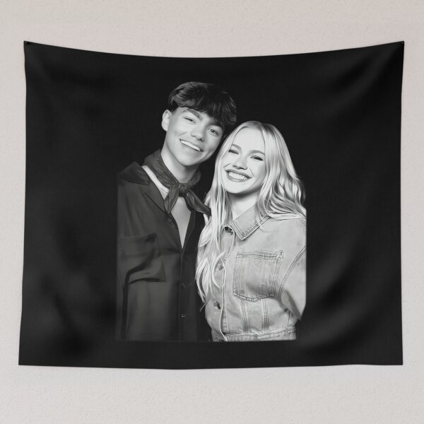 Item preview, Malachi Barton And Freya Skye Retro designed and sold by DouglasChoosen.