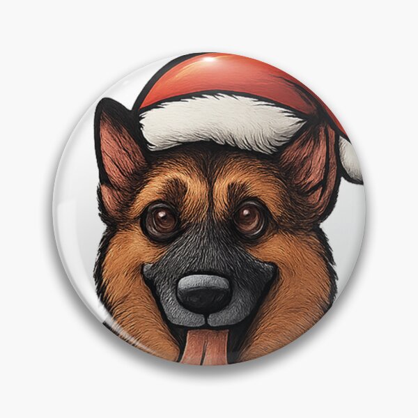 Item preview, Christmas German Shepard designed and sold by devonclemon.