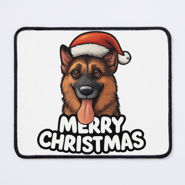 Item preview, Christmas German Shepard designed and sold by devonclemon.