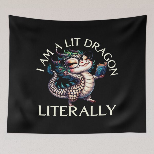 Item preview, Witty Lit Dragon – Fantasy Enthusiast designed and sold by rczjlxdvvj62.