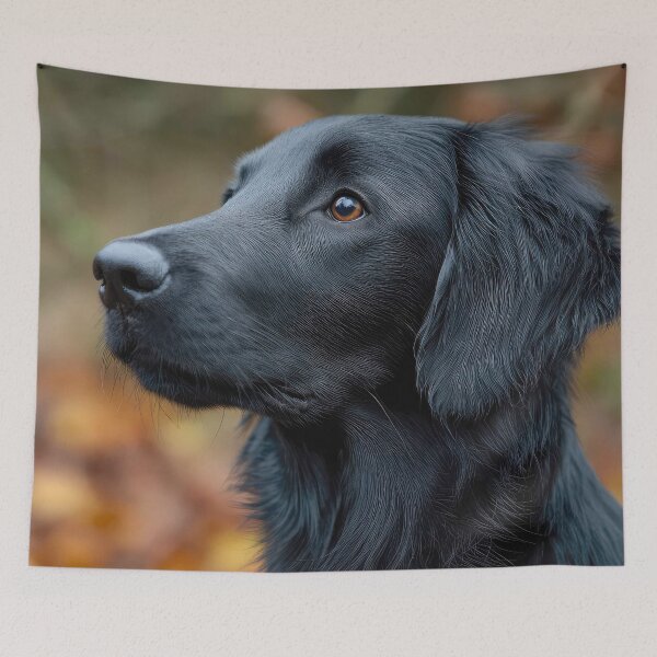 Item preview, Flat Coated Retriever Profile designed and sold by Elisabeth Lucas.