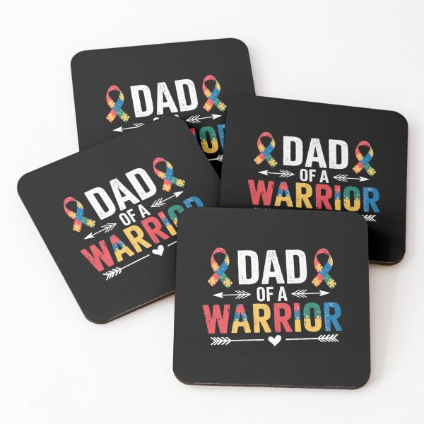 Item preview, Dad Of A Warrior Autism Awareness Family Autistic Support designed and sold by JonathalIngham.