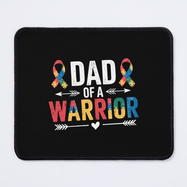 Item preview, Dad Of A Warrior Autism Awareness Family Autistic Support designed and sold by JonathalIngham.