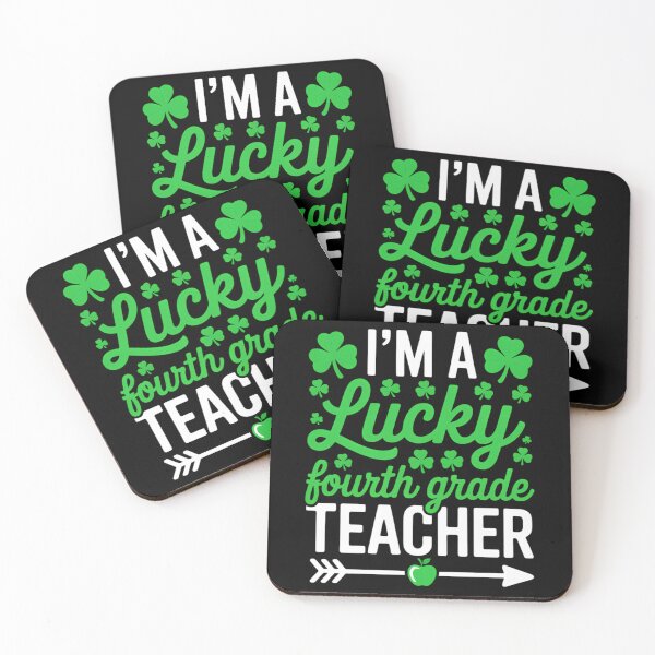 Item preview, I'm a Lucky Fourth Grade 4th Teacher Saint Patricks Day designed and sold by VENOM0RIOT.