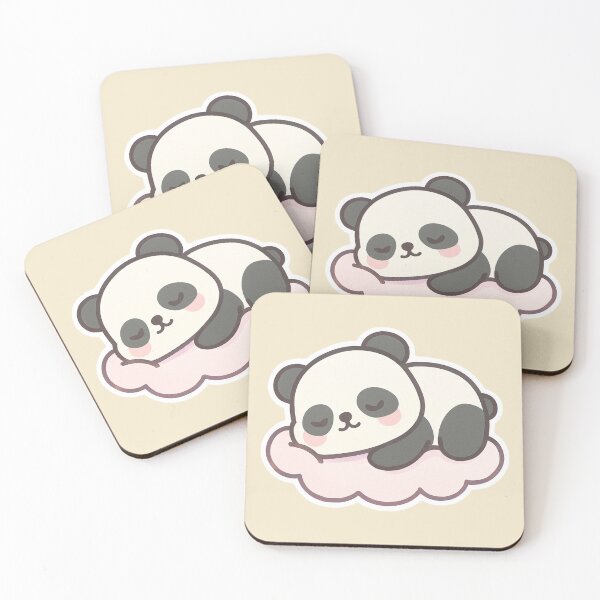 Artikelvorschau, Schlafender Kawaii-Panda auf einer Wolke entworfen und verkauft von Serge-Design.