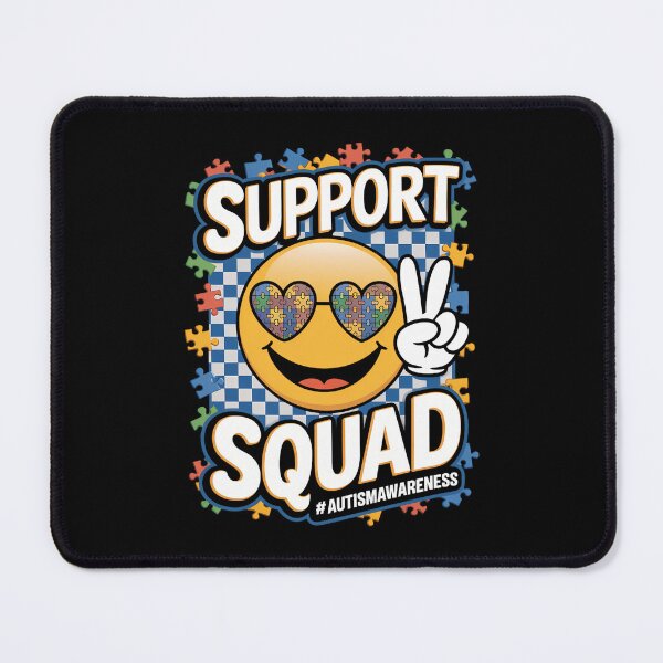 Item preview, Support Squad Autism Awareness Smile Face designed and sold by JonathalIngham.
