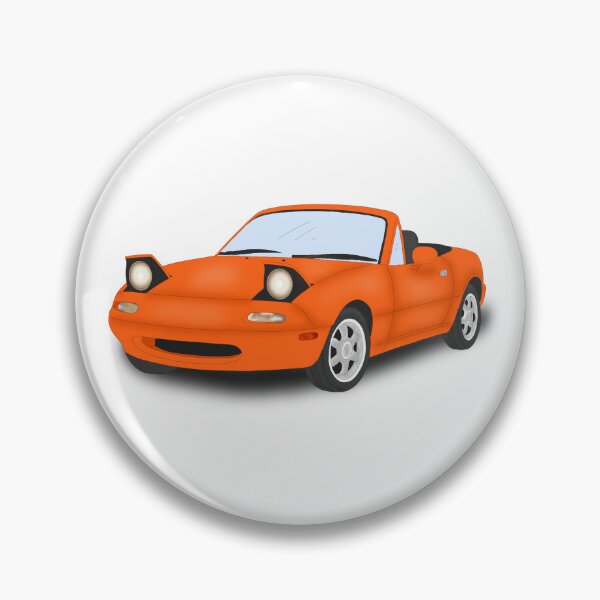 Item preview, Orange Mazda MK1 MX5 Miata designed and sold by Cl03xoart.