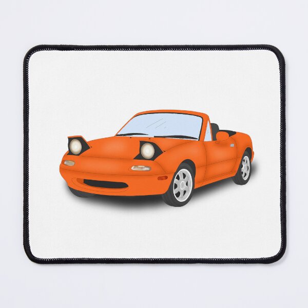 Item preview, Orange Mazda MK1 MX5 Miata designed and sold by Cl03xoart.