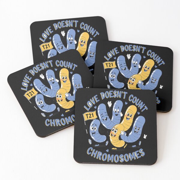 Item preview, Love Doesn't Count Chromosomes Teacher Support T21 designed and sold by Moxizz.