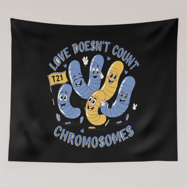 Item preview, Love Doesn't Count Chromosomes Teacher Support T21 designed and sold by Moxizz.