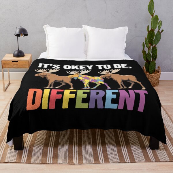 Item preview, It's OK to Be Different Moose Autism Awareness designed and sold by JonathalIngham.