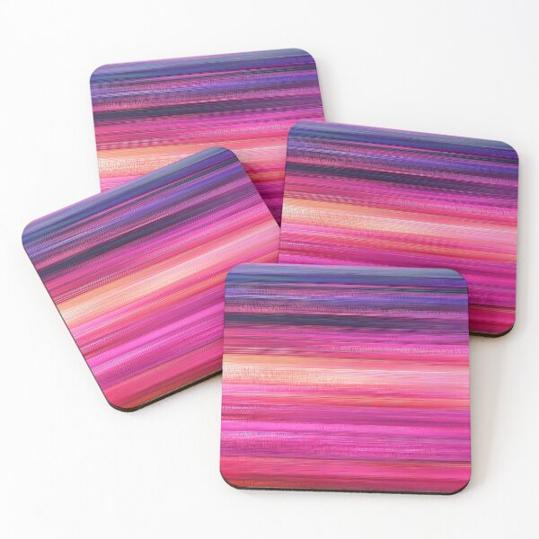 Item preview, Hot Pink Abstract Textured Art With Blue Accents designed and sold by DEC02.