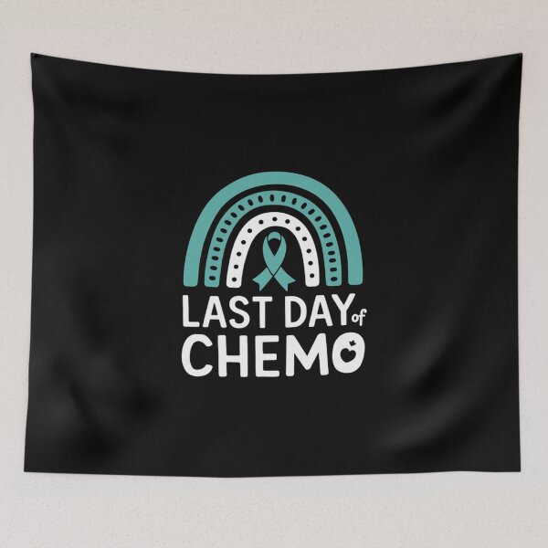 Item preview, Ovarian Cancer Awareness Last Day Of Chemo Rainbow designed and sold by Moxizz.
