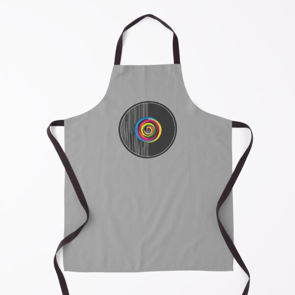 Item preview, CMYK Color Swirl Vinyl Record Graphic Design Abstract designed and sold by KiwiRider.