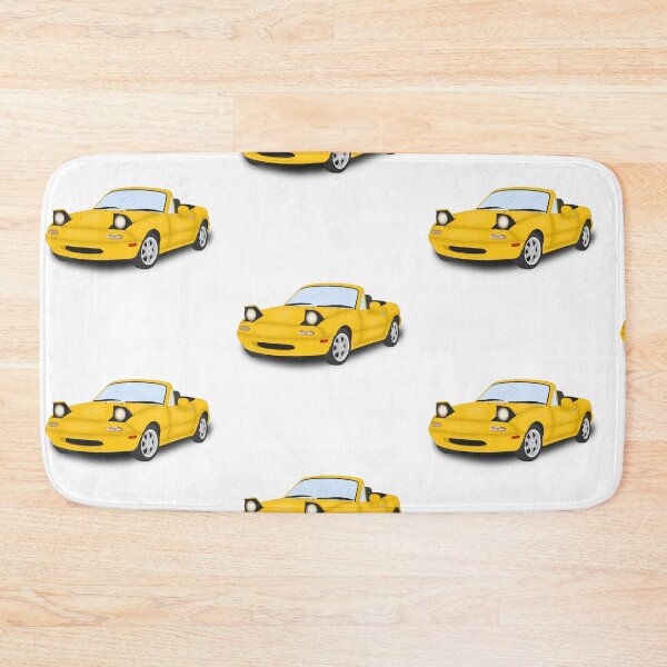 Item preview, Yellow Mazda MK1 MX5 Miata designed and sold by Cl03xoart.