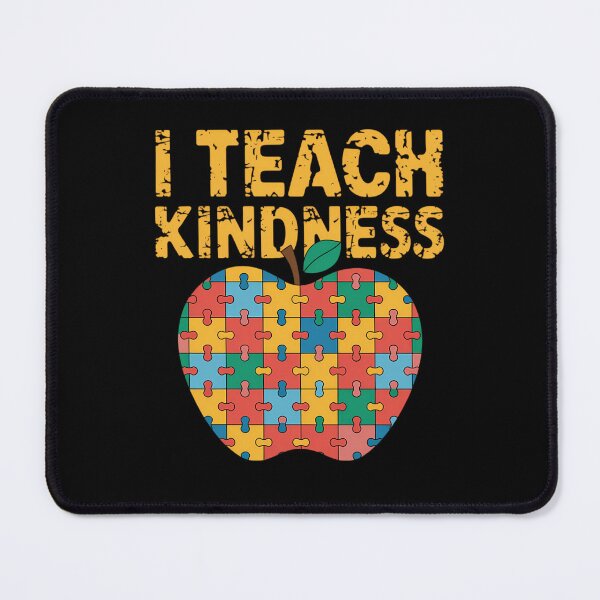 Item preview, Autism Teacher I Teach Kindness Apple Puzzle Awareness designed and sold by JonathalIngham.
