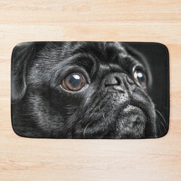 Item preview, Black Pug Close Up designed and sold by Elisabeth Lucas.