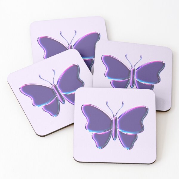 Item preview, Neon Glow Butterfly – Vibrant Digital Wings designed and sold by Ashleigh David.