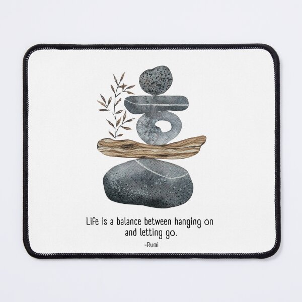 Item preview, Life is a Balance designed and sold by Josie Hoisington Art.