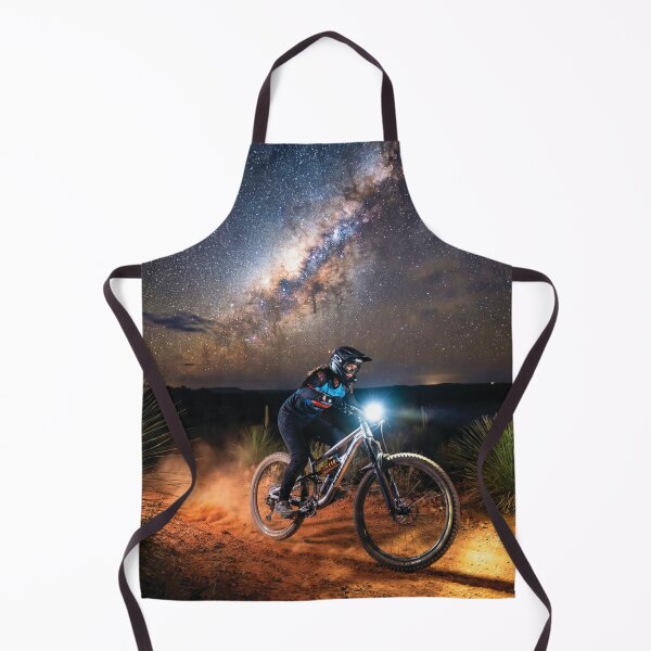Item preview, Australian Desert After Dark – Pro Female MTB Riding Beneath the Milky Way. designed and sold by Hinson MTB Visuals.