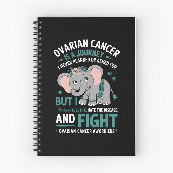 Item preview, Ovarian Cancer Fighter Warrior Elephant Ovarian Cancer designed and sold by Moxizz.