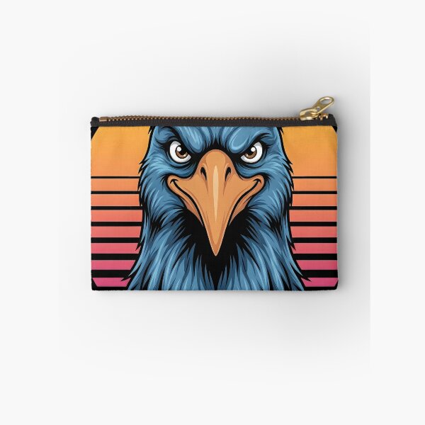 Item preview, Retro Blue Eagle Head – Bold Vintage Sunset Style designed and sold by SoulenCify.