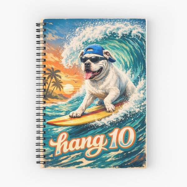 Item preview, American Bulldog - Hang 10 designed and sold by Taz-Clothing.