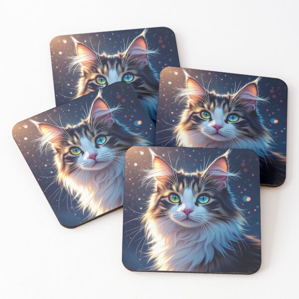 Item preview, Magical Green eyed cat in light designed and sold by Prestons Corner.