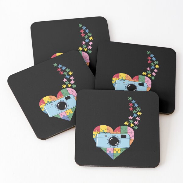 Item preview, Photographer Heart Puzzle Pieces Support Autism Awareness designed and sold by JonathalIngham.
