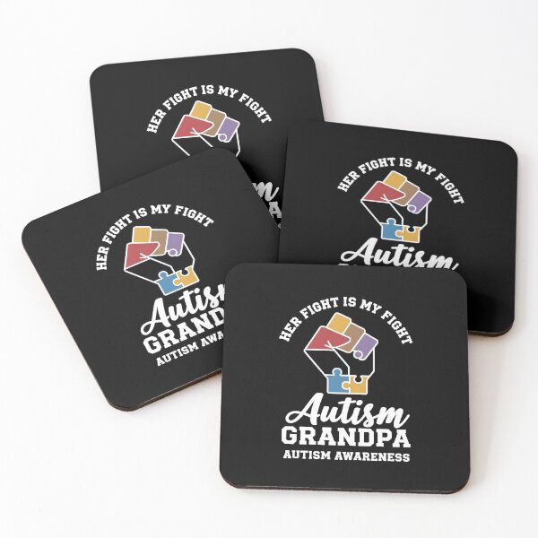 Item preview, Proud Autism Grandpa Her Fight Is My Fight Support designed and sold by JonathalIngham.