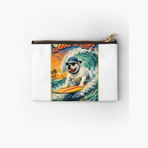 Item preview, American Bulldog - Surfs up designed and sold by Taz-Clothing.