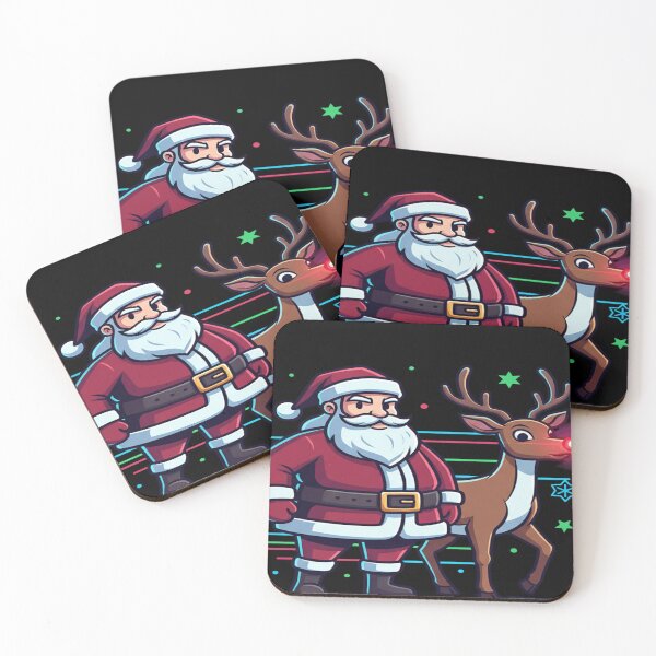 Item preview, Santa Claus & Rudolph design  designed and sold by KLSproduct.