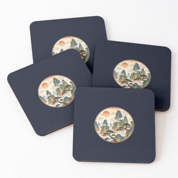 Item preview, Mount Sanqingshan Whispers: Classic East Asian Landscape designed and sold by HBR-Graphics.