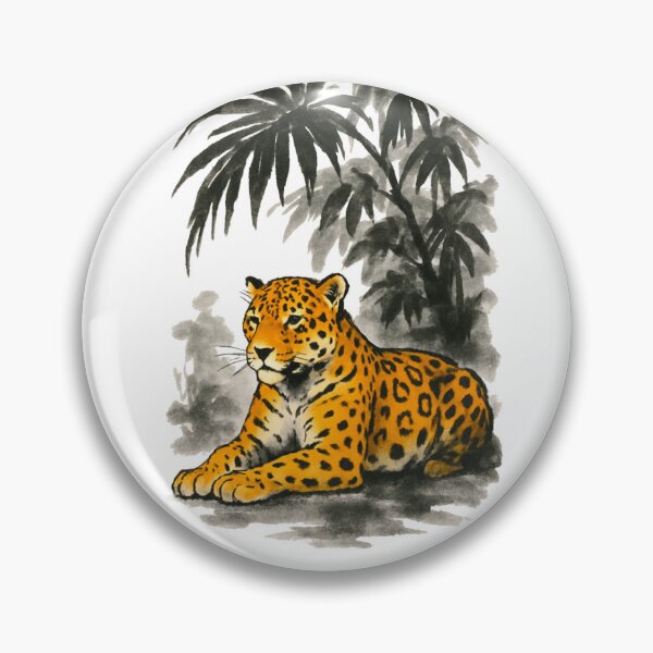 Item preview, Sumi-e Style Jaguar designed and sold by Boski30.