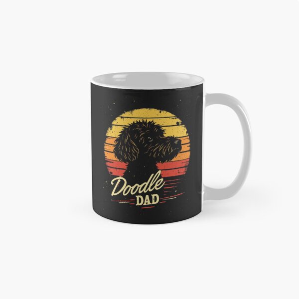 Item preview, Vintage Doodle Dad Dog Lover Men Fur Dad Retro Gift  designed and sold by CleoJames.