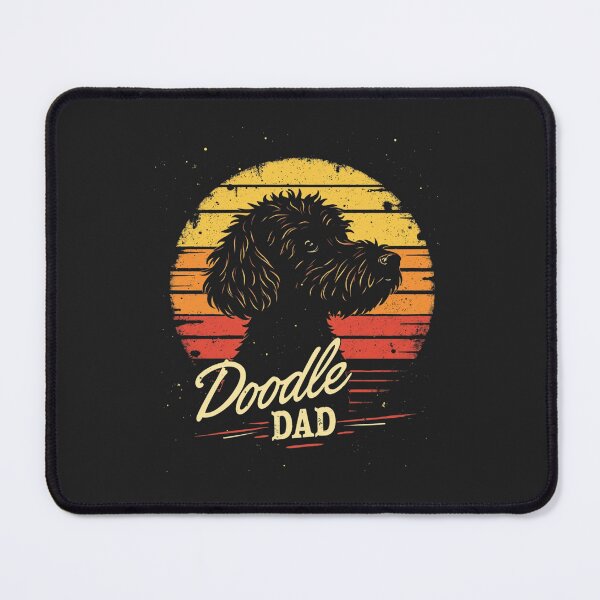Item preview, Vintage Doodle Dad Dog Lover Men Fur Dad Retro Gift  designed and sold by CleoJames.