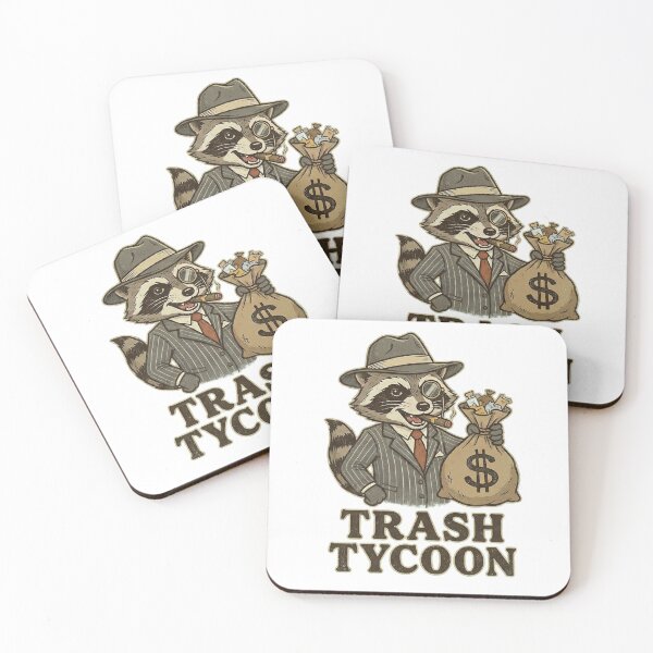 Item preview, Trash Tycoon - Funny Vintage Gangster Raccoon Trash Panda Art designed and sold by AdyKurniawan.