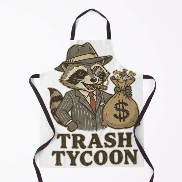Item preview, Trash Tycoon - Funny Vintage Gangster Raccoon Trash Panda Art designed and sold by AdyKurniawan.