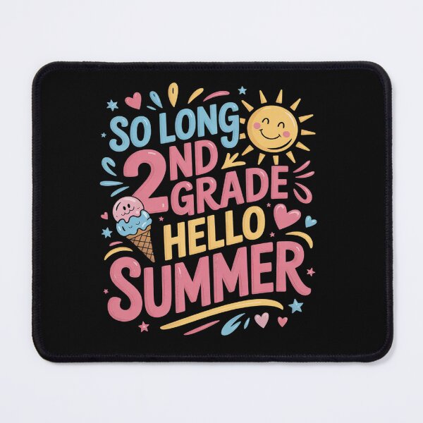 Item preview, So Long 2nd Grade Hello Summer Girl Last Day Of School designed and sold by Moxizz.
