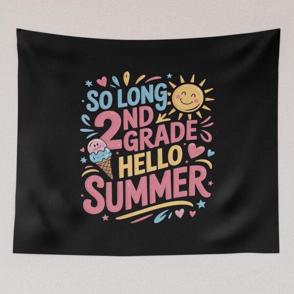 Item preview, So Long 2nd Grade Hello Summer Girl Last Day Of School designed and sold by Moxizz.