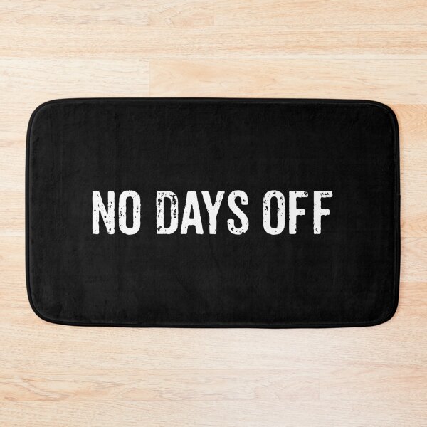 Item preview, No Days Off - Hustle Motivational Word designed and sold by asyanavirgifa.