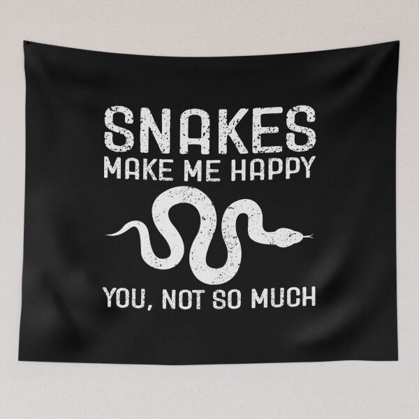 Item preview, Snakes Make Me Happy. You, Not So Much - Snake Lover Funny Quote designed and sold by mazenyverxa.