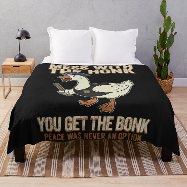 Item preview, Mess With The Honk You Get The Bonk - Funny Security Goose Meme designed and sold by AdyKurniawan.