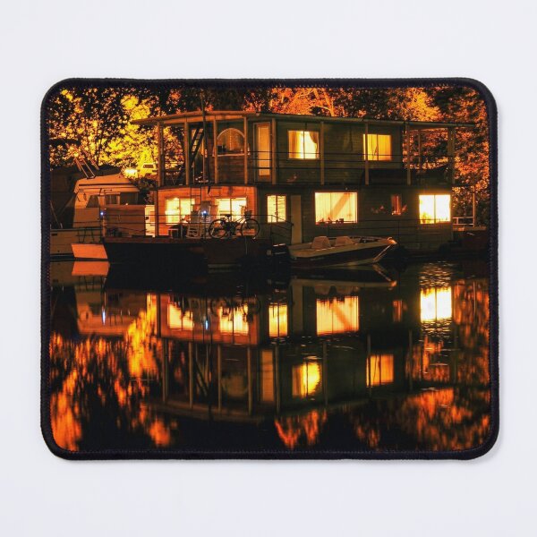 Item preview, Houseboat on Upper Mississippi River designed and sold by Tridentulus.